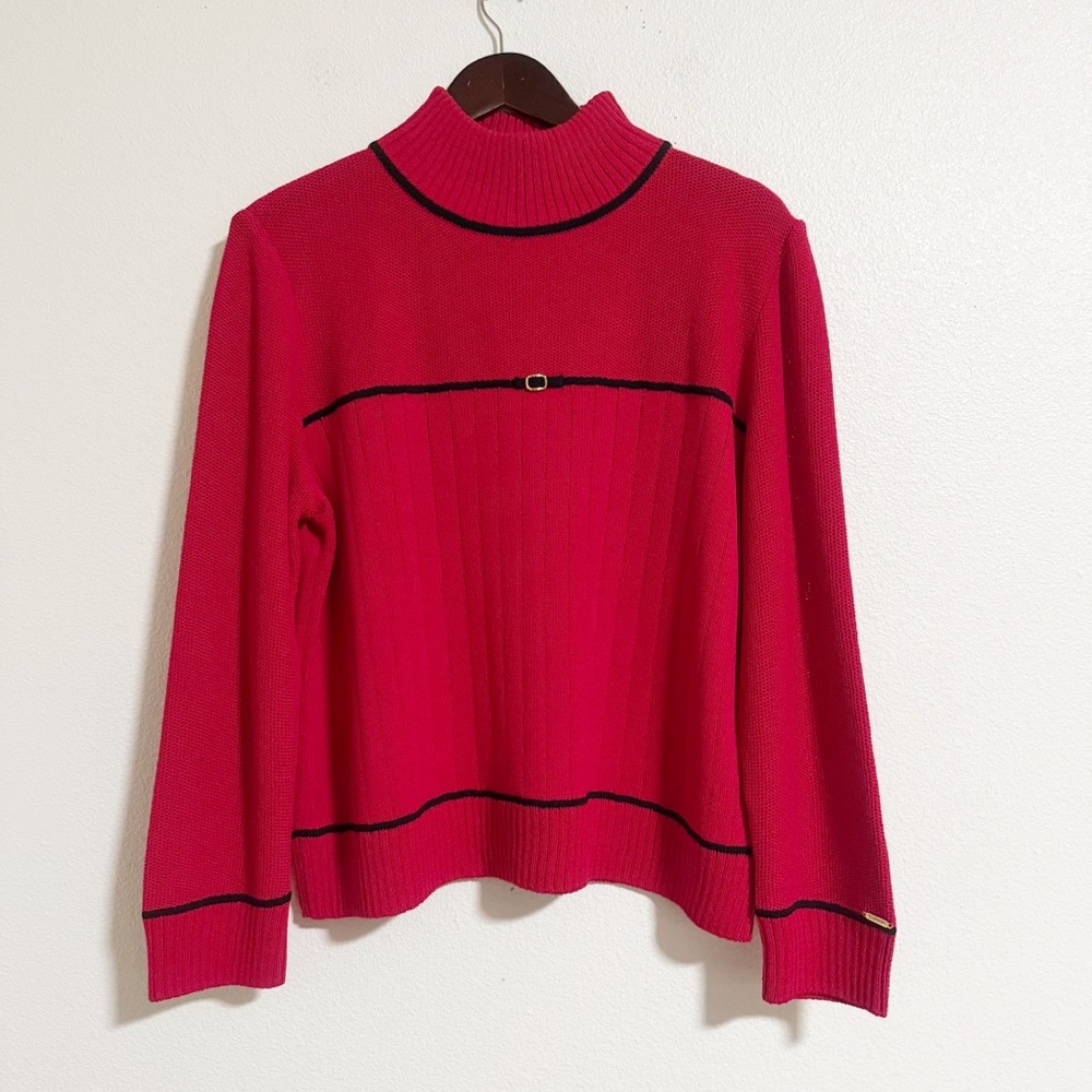 Vintage Y2K St John Sport Santana Knit Wool Blend Sweater